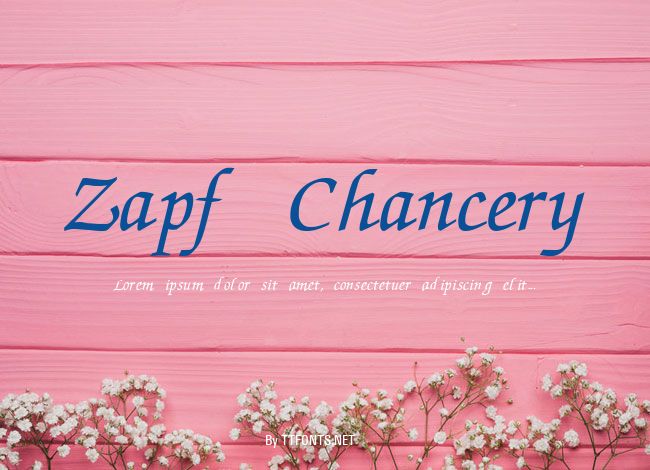 Zapf Chancery example